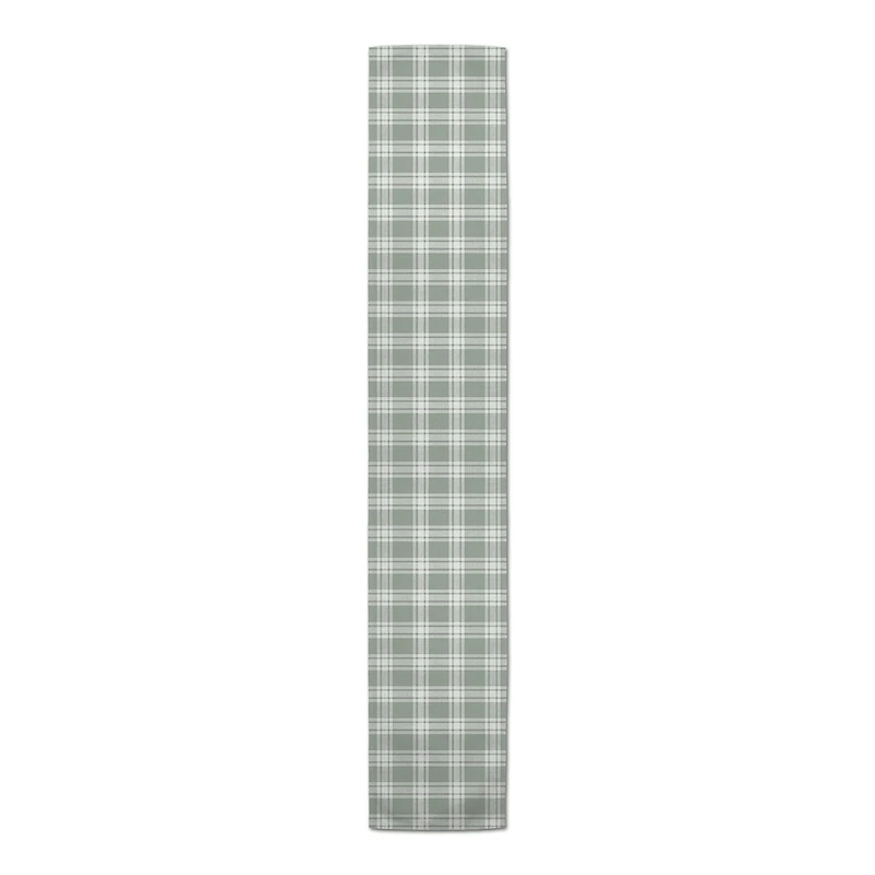 Faded Plaid Indoor/Outdoor Table Runner