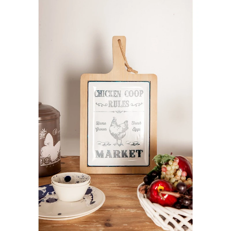 19" Brown Farmhouse Wall Sign