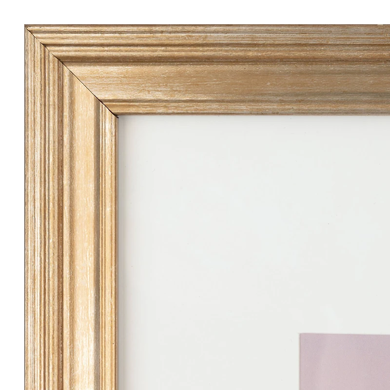 Aspect 8" x 10" Gold Narrow Frame with Mat by Studio Décor®