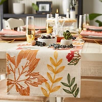 DII® 70" Scattered Leaves Table Runner