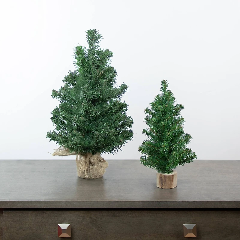 18" Unlit Pine Artificial Christmas Tree