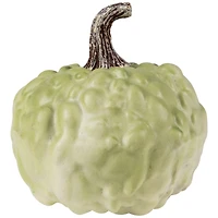 5.5"  Green Textured Pumpkin Tabletop Décor