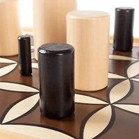 Toy Time Wooden Tabletop 3D Tic Tac Toe Board Game