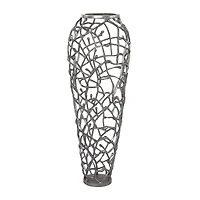 Gold Contemporary Vase, 12" x 12" x 33"