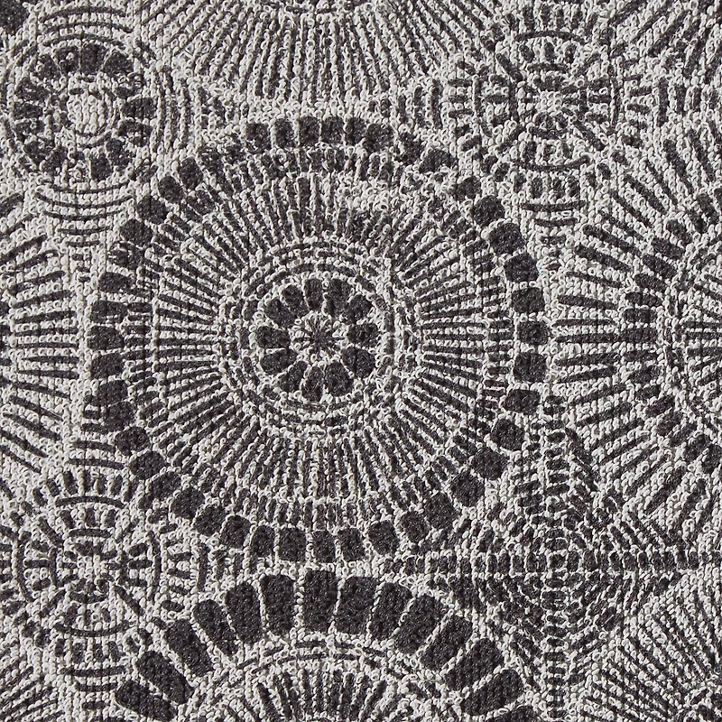 DII® Black Kaleidoscope Tufted Mat