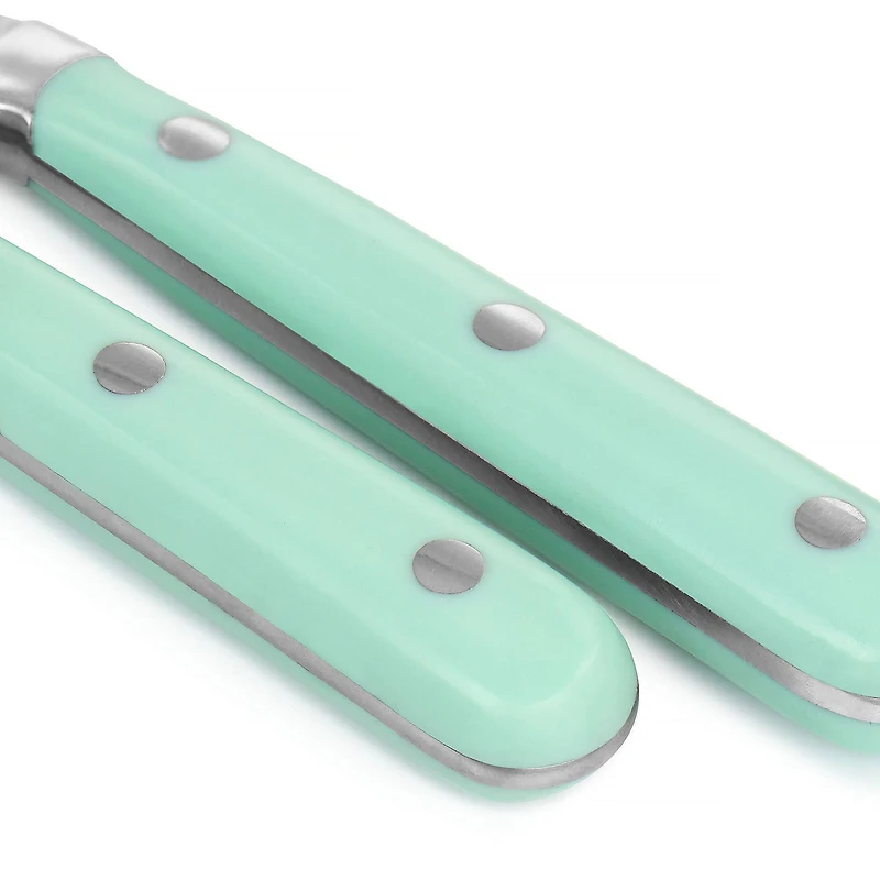 Martha Stewart Turquoise Stainless Steel 2 Piece Cutlery Set