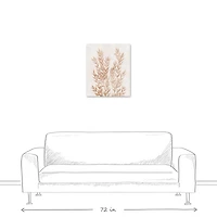 Brown Dried Florals 20" x 24" Canvas Wall Art