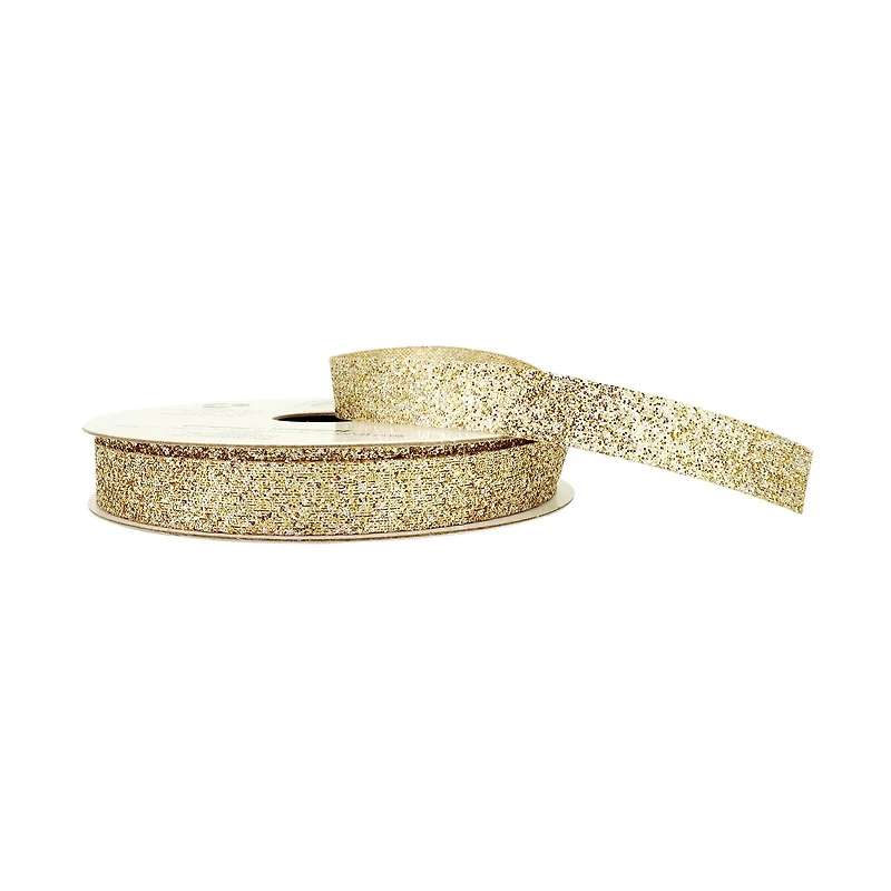 3/8" x 5yd. Metallic Glitter Ribbon by Celebrate It