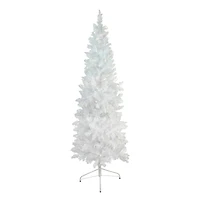 6ft. Pre-Lit Glimmer Iridescent Spruce Artificial Christmas Tree, Clear Lights