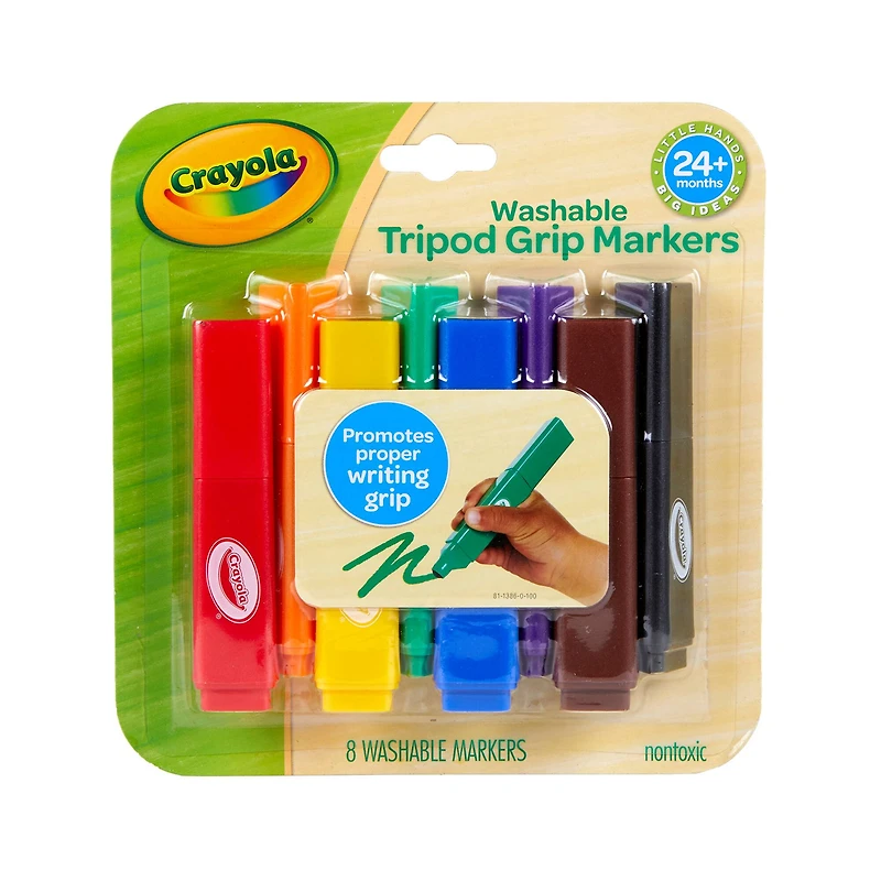 Crayola® Washable Tripod Grip Markers