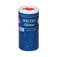 Spectra Glitter 4oz. Blue, 6ct.