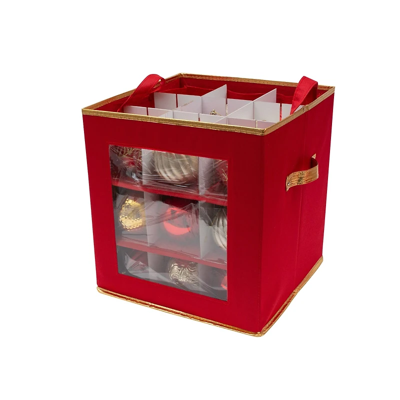 Simplify Ornament Storage Box with See-Through Window