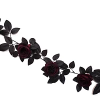 6ft. Black Leaves Garland by Ashland®