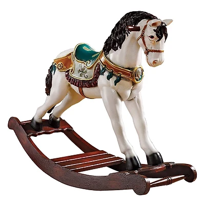 Design Toscano 3ft. Victorian Carousel Pony Rocking Horse Statue