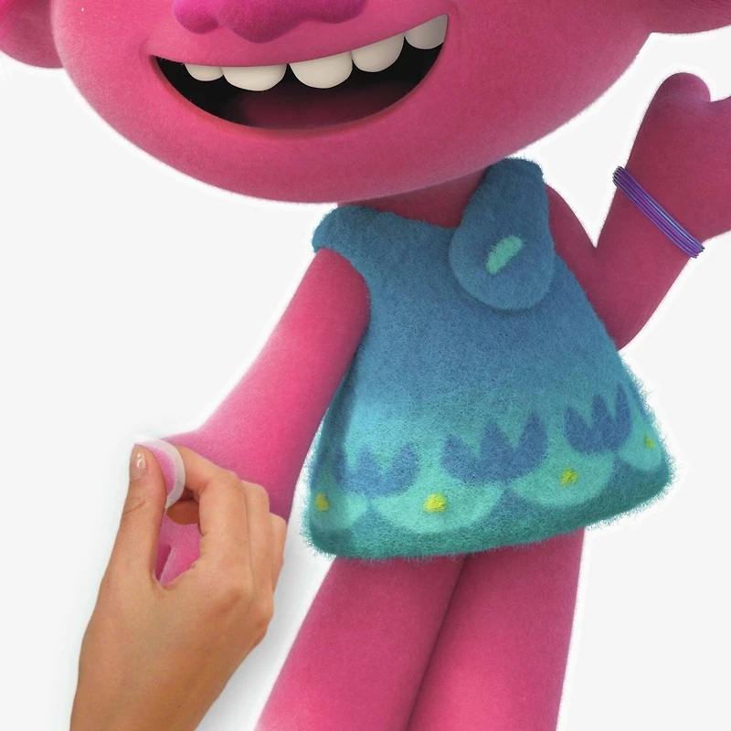 RoomMates Trolls World Tour Poppy Glitter Peel & Stick Giant Decals