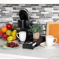 Mind Reader Black Compact Single Serve Coffee Pod Holder Coffee Station and Pod Capsule Storage Organizer