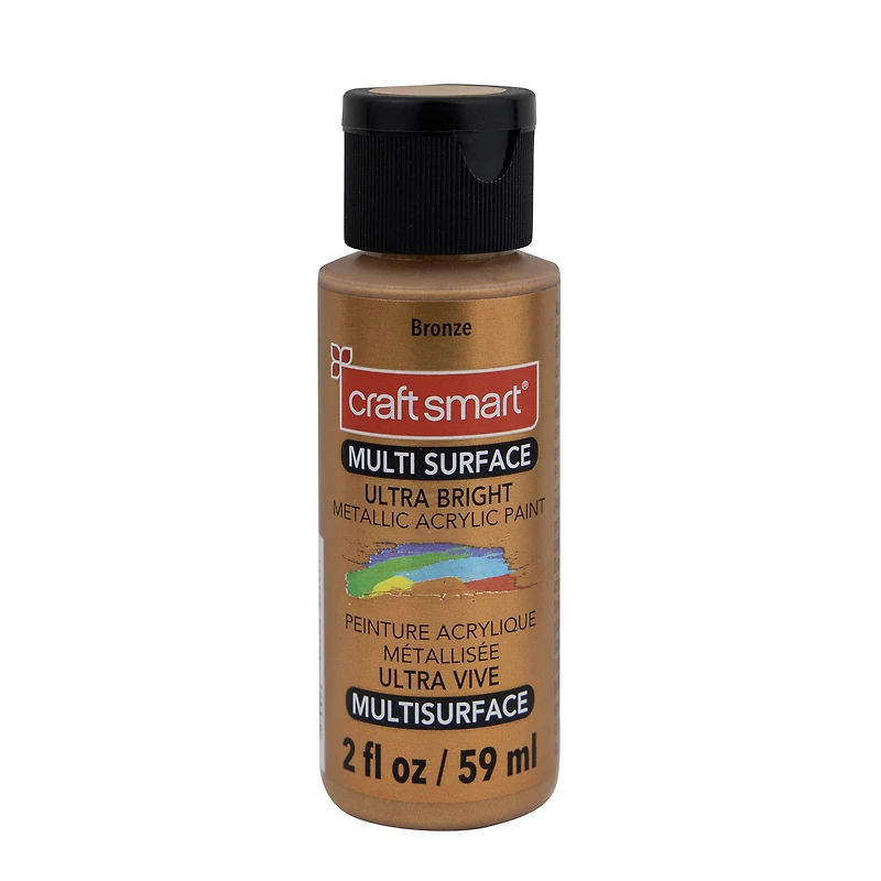 12 Pack: Premium Ultra Bright Metallic Paint by Craft Smart
