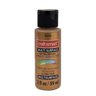 12 Pack: Premium Ultra Bright Metallic Paint by Craft Smart