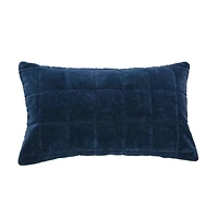 Hello Honey® 20" Quilted Velvet Lumbar Pillow Cover