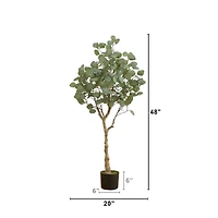 4ft. Potted Artificial Eucalyptus Tree