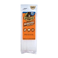 Gorilla® 8" All-Temperature Hot Glue Sticks, 25ct.