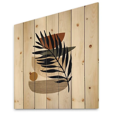 Designart - Tropical Leaf Silhouettes and Shapes IV
