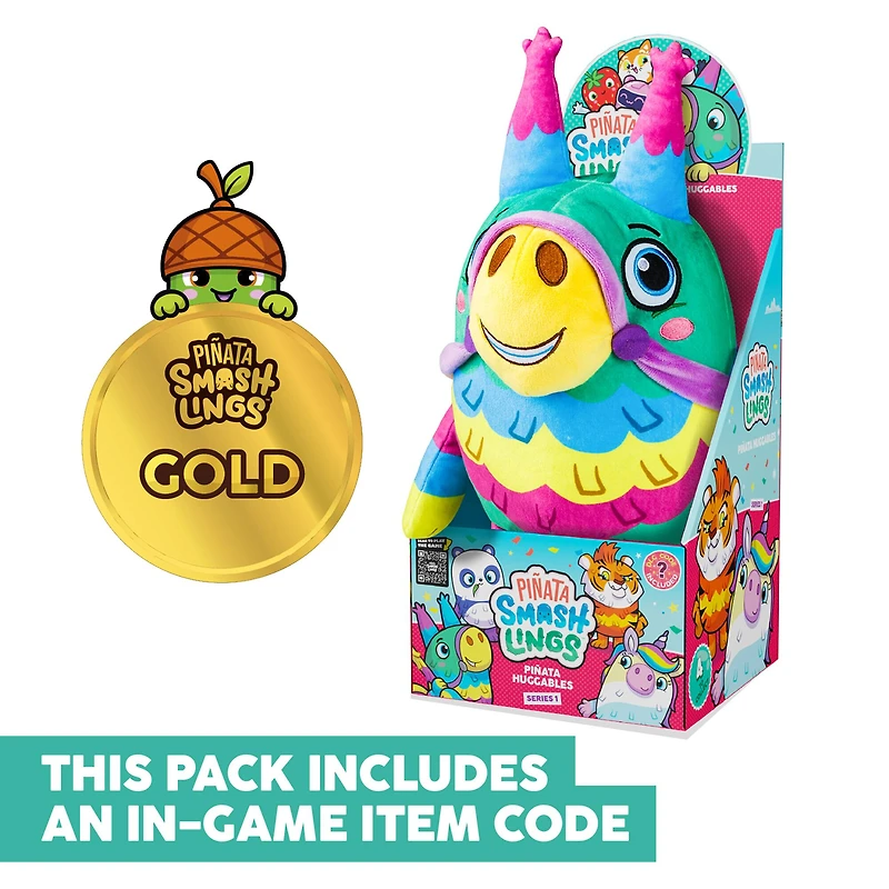 Piñata Smashlings 12" Dazzle The Donkey Huggable Plush Series 1