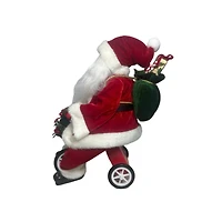 14" Santa Riding Bicycle by Ashland