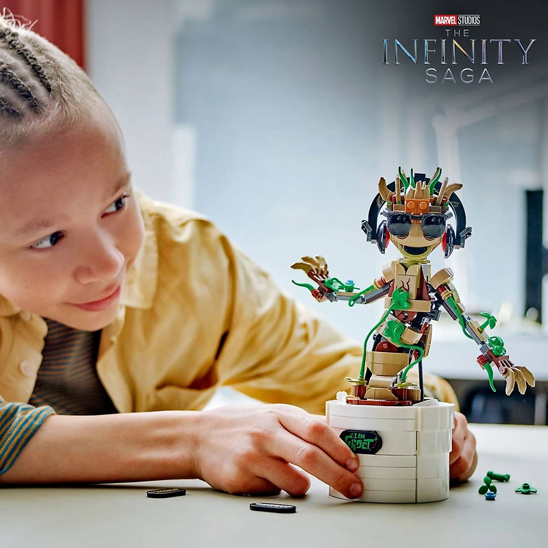 LEGO® Marvel Dancing Groot Buildable Animated Toy 76297