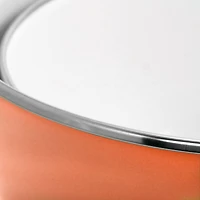 Gibson Home® Plaza Cafe Coral 3-Piece Stackable Nesting Mixing Bowl Set with Lids