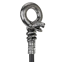 Design Toscano Dragonsthorne Collection 41" Medusa's Snake Walking Stick