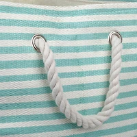 DII® Large Pinstripe Rectangle Woven Paper Storage Bin