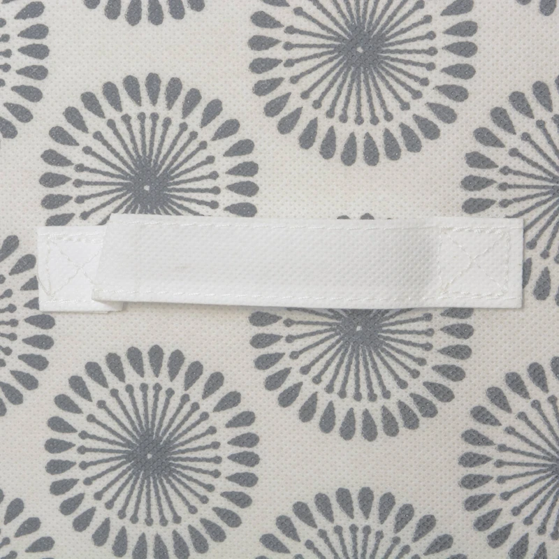 DII® Square Gray Starburst Nonwoven Polyester Cube, 2ct.