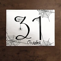 October 31 18" x 14" Cotton Twill Placemat