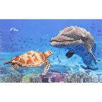 Diamond Dotz® at Home Intermediate Sea Frolic Diamond Painting Kit