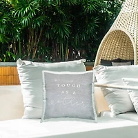 Stupell Industries Tough As A Mother Phrase, Tough As A Mother Phrase Outdoor Printed Pillow