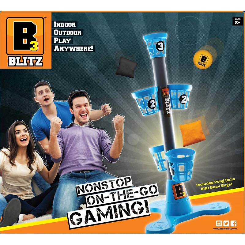 Blitz Bean Bag & Pong Ball Toss Game