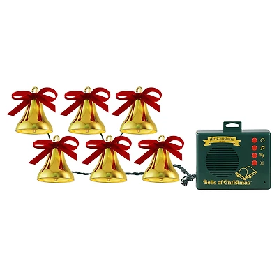 Mr. Christmas Gold & Red Christmas Musical Bells