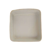 Hello Honey® 12" Ivory Reactive Glaze Rectangular Stoneware Planter