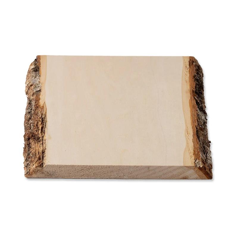 12 Pack: 11" Basswood Rectangle Plaque by Make Market®