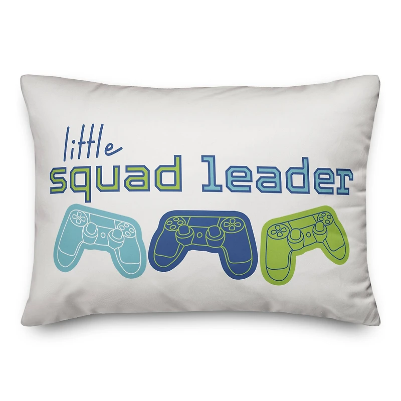 Little Squad Leader 20" x 14" Indoor/Outdoor Pillow
