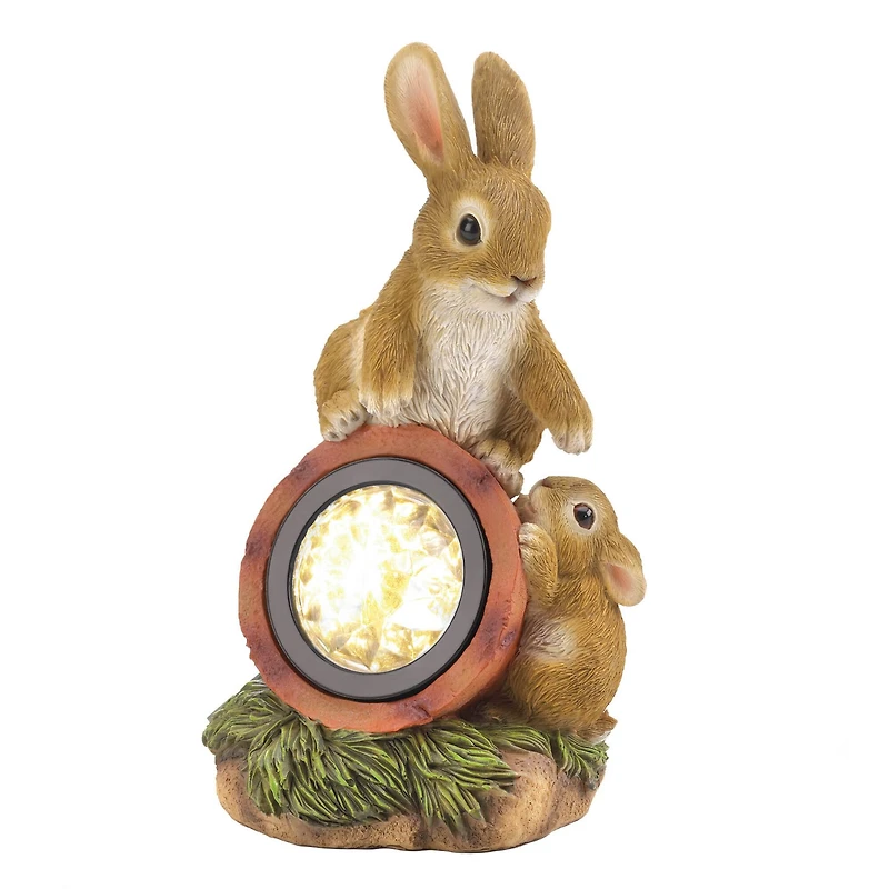 7" Rabbit with Solar Light