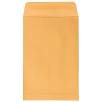 JAM Paper 6" x 9" Brown Kraft Manila Open End Catalog Envelopes