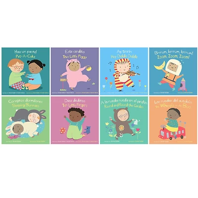 Child's Play Bilingual Baby Rhyme Time Books, Set of 8