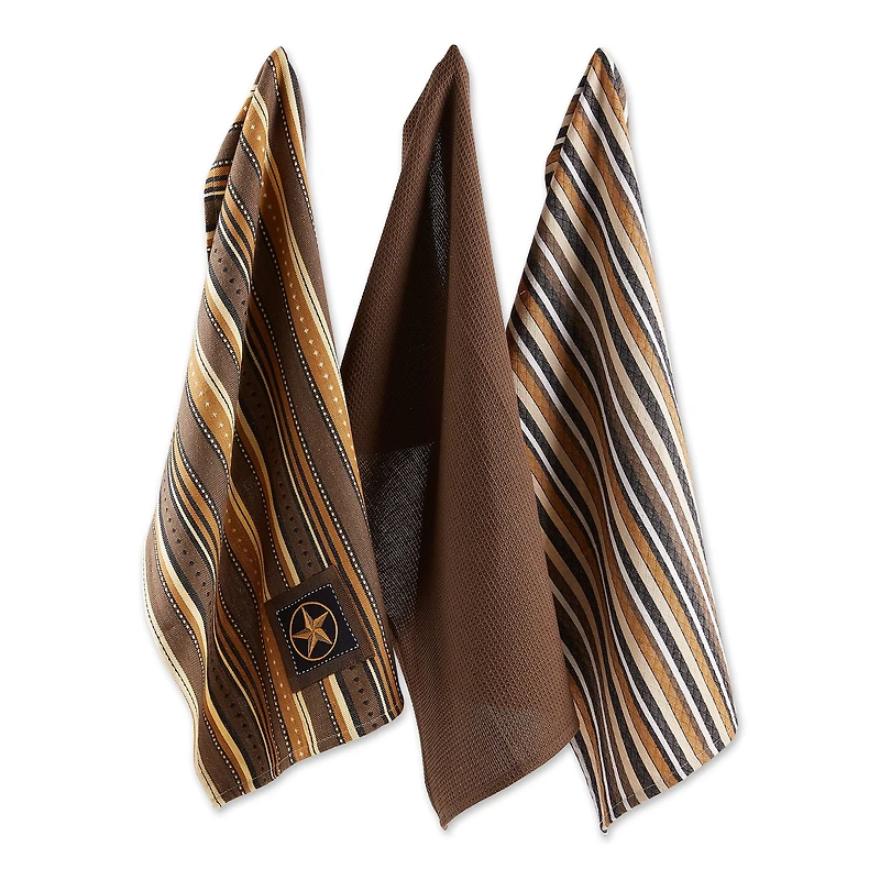 DII® Star Applique Dish Towel Set
