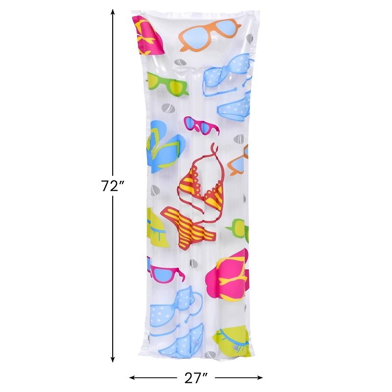 Pool Central 6ft. Inflatable Bikini & Sunglasses Pool Float