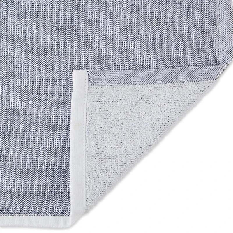 DII® French Blue Chambray Terry Dishtowels, 3ct.