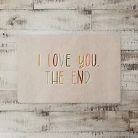 18" x 27" I Love You The End Floor Mat