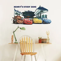 RoomMates Cars Peel & Stick Giant Wall Decal Set with Alphabet