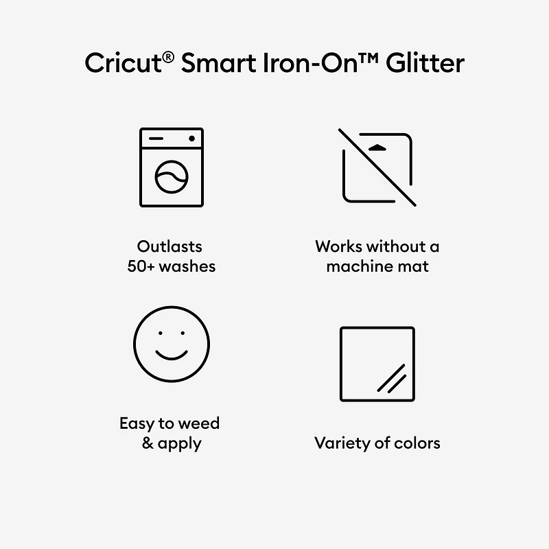 Cricut® Smart Iron-On™ Glitter